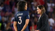 Corinne Diacre, la sélectionneuse de l'équipe de France féminine de football a vu son contrat à la Fédération française de football (FFF) prolongé jusqu'en 2022, vendredi (photo d'archives).