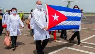 médecins cubains Cuba Martinique / LIONEL CHAMOISEAU / AFP