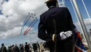 D-Day - Vierville-sur-Mer Calvados Normandie le 6 juin 2020 - patrouille de France