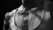 homme, transpiration