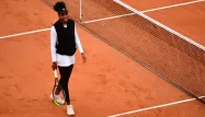 Venus Williams en détresse, dimanche, lors du premier tour de Roland-Garros