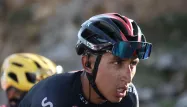 Egan Bernal, en souffrance sur le Tour 2020.