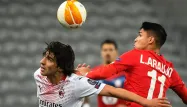 Sandro Tonali (AC Milan, à gauche) et Luiz Araujo (Lille, à droite) le 26 novembre.