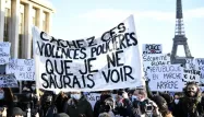 Manifestation contre la loi "sécurité globale" le 21 novembre à Paris.