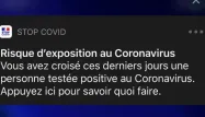 Une personne qui a été au contact du coronavirus peut être prévenue via l'application Tous anti Covid promue par le gouvernement.