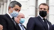 Le ministre de l'Intérieur Gérald Darmanin veut continuer à rallier les voix de droite.