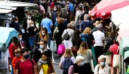 Population Français Peuple Marchés
