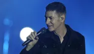Etienne Daho, sur la scène des Francofolies de la Rochelle, en 2015