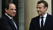 al-Sissi et Emmanuel Macron.