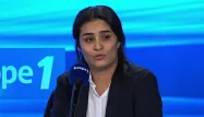 Sonia Krimi dans les studios d'Europe 1