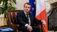 Emmanuel Macron, Iakovos HATZISTAVROU / POOL / AFP 1280