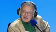 Nelson Monfort dans les studios d'Europe 1