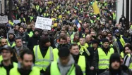 La mobilisation était repartie à la hausse lors de l'"acte 9" du 12 janvier.