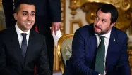 Luigi Di Maio et Matteo Salvini soutiennent le mouvement des "gilets jaunes".
