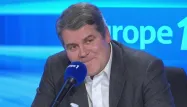 Franck Louvrier dans les studios d'Europe 1