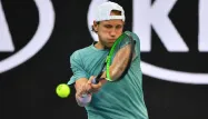 Lucas Pouille, Open d'Australie crédit : PAUL CROCK / AFP - 2180