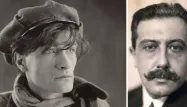 Antonin Artaud (g) et Georges Bernanos (d) sont respectivement morts en mars et juillet 1948.