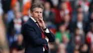 Le Français Claude Puel, ancien entraîneur de Lille, Lyon et Nice, limogé de Leicester