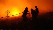 incendie, feu, espagne, pompiers espagnols