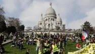 Lors de l'"acte 19", les "gilets jaunes" parisiens avaient défilé à Montmartre.