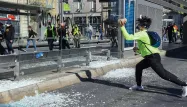 A Montpellier, des heurts ont éclaté et se sont poursuivis jusqu'au soir après le départ d'un cortège rassemblant 4.500 personnes.