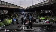campement migrants paris porte de la chapelle