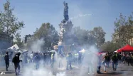 Des incidents ont éclaté sur la place de la République, samedi après-midi, à Paris.