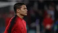 Thiago Silva était forfait pour la finale de la Coupe de France, samedi soir.
