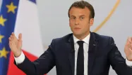 Emmanuel Macron s'est exprimé lors d'une conférence de presse inédite, jeudi.