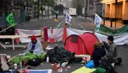 Extinction Rebellion Londres crédit : DANIEL LEAL-OLIVAS / AFP