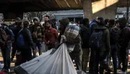 migrants, La Chapelle crédit : CHRISTOPHE ARCHAMBAULT / AFP - 1280