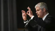 Lors d'une réunion de groupe tendue, Laurent Wauquiez a dit "prendre toute sa part" dans le désastre électoral de dimanche. (Photo d'archives)