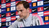 Thomas Tuchel, l'entraîneur du PSG (1280*640) ANNE-CHRISTINE POUJOULAT / AFP