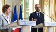 Édouard Philippe avec Muriel Pénicaud le 18 juin 2019 (1280x640) Lucas BARIOULET / AFP