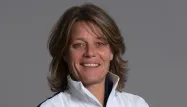 Sandrine Roux, ancienne gardienne des Bleues et consultante Europe 1 pour le Mondial de foot féminin 2019.