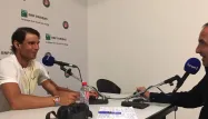 Rafael Nadal au micro de Nikos Aliagas.