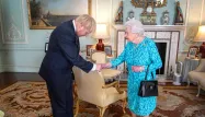 Boris Johnson a rendu visite à la reine Elizabeth.