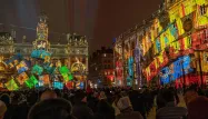 La Fête des Lumières se tient jusqu'à dimanche à Lyon.