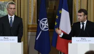 Le secrétaire général de l'Otan Jens Stoltenberg a rencontré Emmanuel Macron jeudi à Paris.
