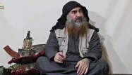 Abou Bakr al-Baghdadi, "calife" de l'État islamique, dont la mort a été annoncée par les États-Unis.