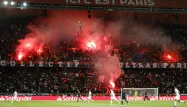 Les supporters du Paris Saint-Germain dans la tribune Auteuil lors de la rencontre de Ligue des Champions PSG - Real Madrid (18 septembre 2019)
