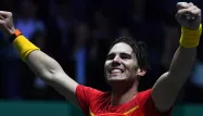 Rafael Nadal a offert à l'Espagne sa sixième Coupe Davis en remportant le second simple, face à Denis Shapovalov.