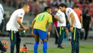 Neymar s'est blessé contre le Nigéria.