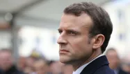 Emmanuel Macron crédit : LUDOVIC MARIN / POOL / AFP - 1280