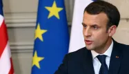 emmanuel Macron crédit : STEPHANE MAHE / POOL / AFP - 1280