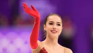 Alina Zagitova , patinage artistique, JO 2018 crédit : ROBERTO SCHMIDT / AFP - 1280