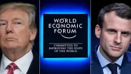 Donald Trump et Emmanuel Macron sont les principales attractions du Forum de Davos.