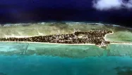 Kiribati, ile déserte crédit : TORSTEN BLACKWOOD / AFP - 1280
