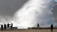 Tempête Eleanor, Marseille, vague crédit : BORIS HORVAT / AFP - 1280
