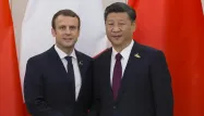 Emmanuel Macron, Xi Jinping crédit : IAN LANGSDON / POOL / AFP - 1280